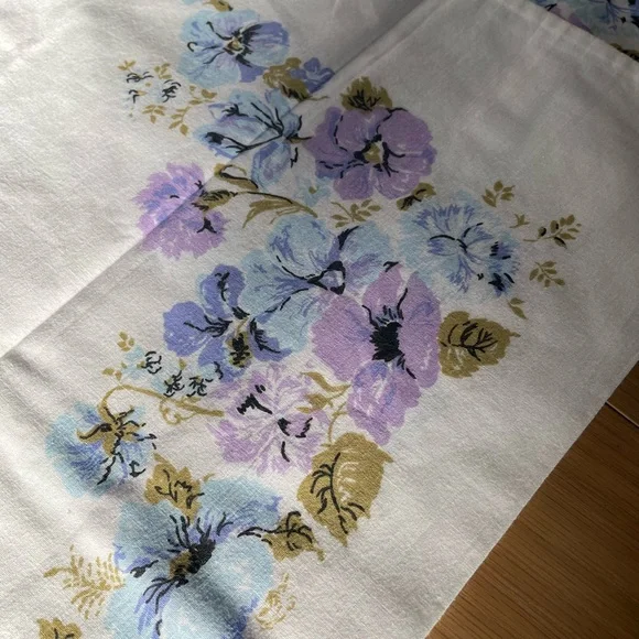 Vintage Stevens 100% Cotton Floral Pillowcases (Never used) - Picture 12 of 14